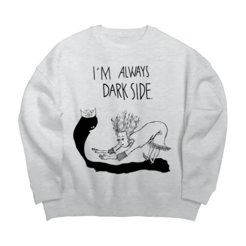 dark san Big Crew Neck Sweatshirt