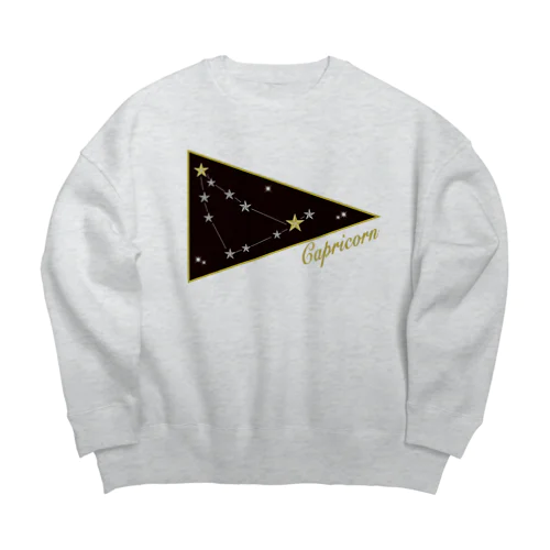 スタースタッズ星座　山羊座 Big Crew Neck Sweatshirt