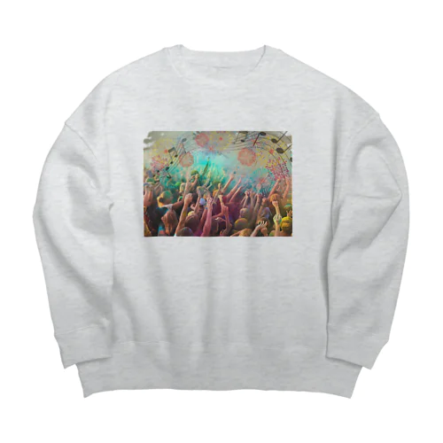 music festival Big Crew Neck Sweatshirt