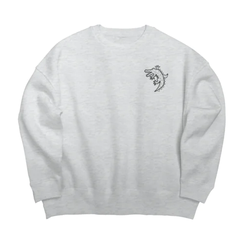 ワニッコリ Big Crew Neck Sweatshirt