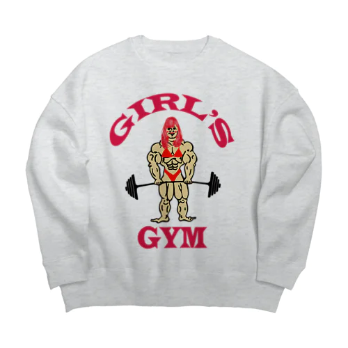 ガールズジム Big Crew Neck Sweatshirt