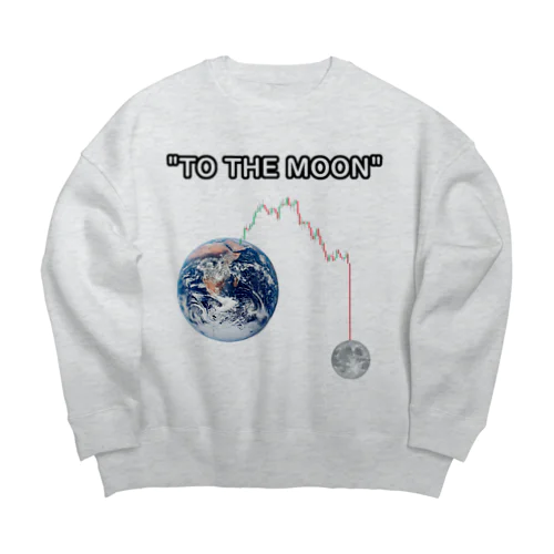 "TO THE MOON" 🌎🚀🌕 Big Crew Neck Sweatshirt