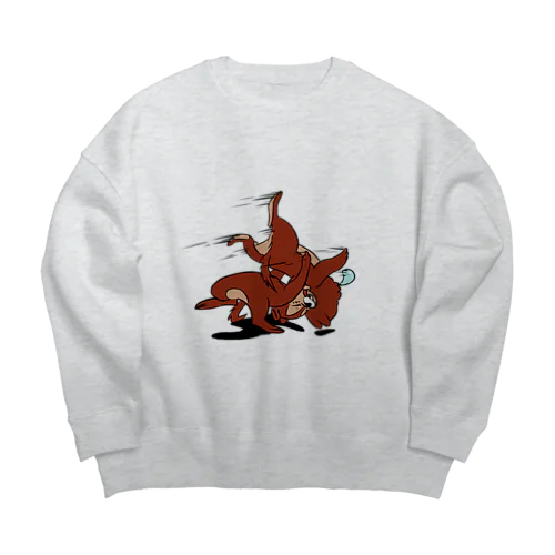 目覚ましい？ Big Crew Neck Sweatshirt