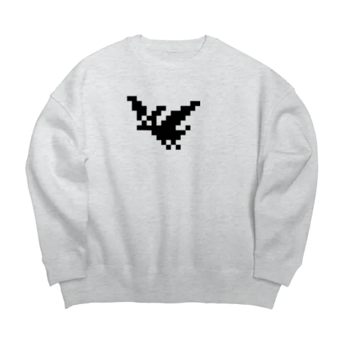 ドットプテラノドン Big Crew Neck Sweatshirt