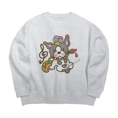 ゴルゴ♡LOGO♡ Big Crew Neck Sweatshirt