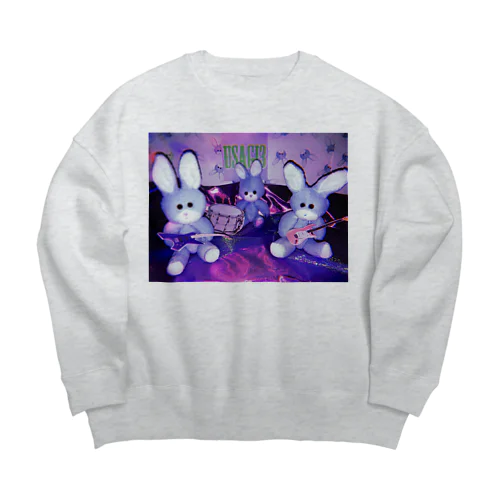 うさじスリー Big Crew Neck Sweatshirt