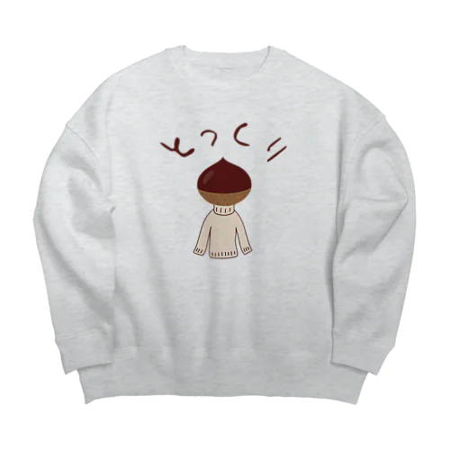 とっくりくん Big Crew Neck Sweatshirt