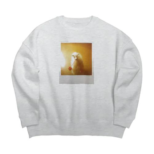 ポラロイド写真（アルパカ） Big Crew Neck Sweatshirt