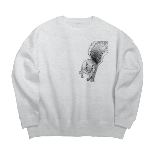 リス Big Crew Neck Sweatshirt