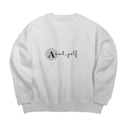 and_golf A style Big Crew Neck Sweatshirt