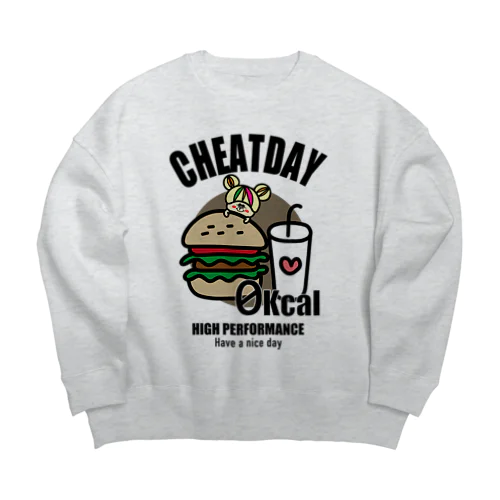 チートデースウェット Big Crew Neck Sweatshirt