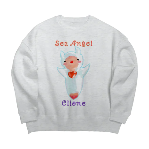 流氷の天使クリオネ① Big Crew Neck Sweatshirt