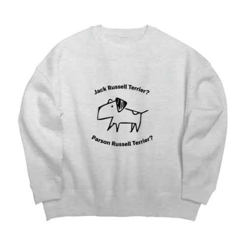 ジャックラッセルテリア Big Crew Neck Sweatshirt