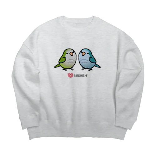 Chubby Bird 仲良しオキナインコ Big Crew Neck Sweatshirt