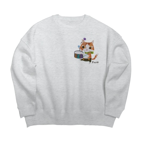 フラくんスウェット Big Crew Neck Sweatshirt