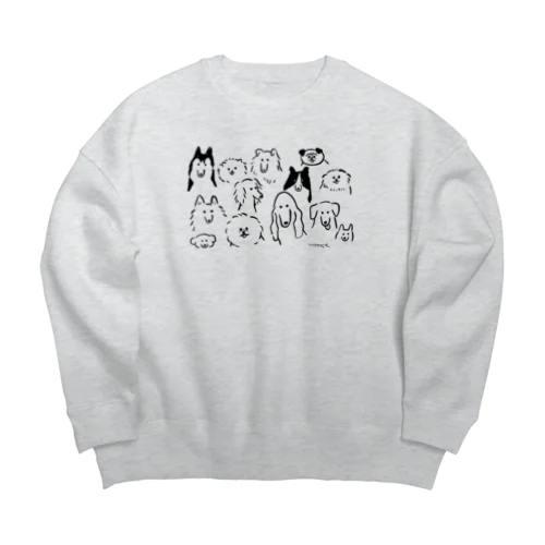 いぬたち Big Crew Neck Sweatshirt