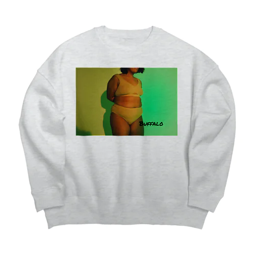 我慢しない生き方2 Big Crew Neck Sweatshirt