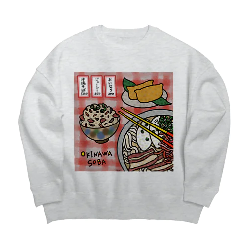 Okinawa Soba Big Crew Neck Sweatshirt