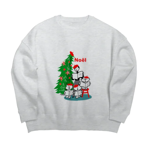 Noël ツリーを飾る Big Crew Neck Sweatshirt