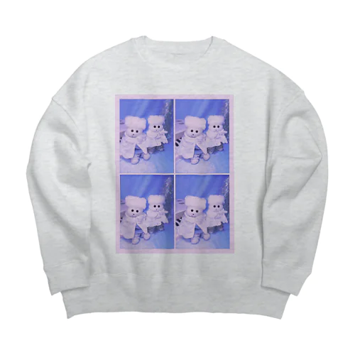 冬をたのしむ Big Crew Neck Sweatshirt