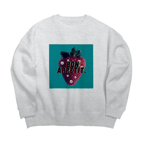 召し上がれ Big Crew Neck Sweatshirt