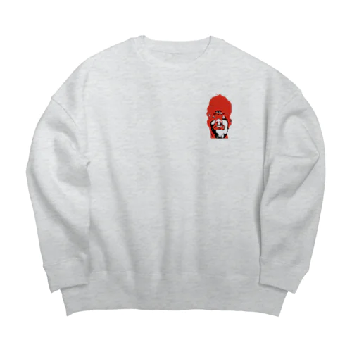 りんごちゃん Big Crew Neck Sweatshirt