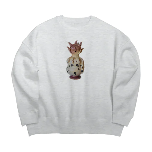 土偶（ドラゴンフルーツ） Big Crew Neck Sweatshirt