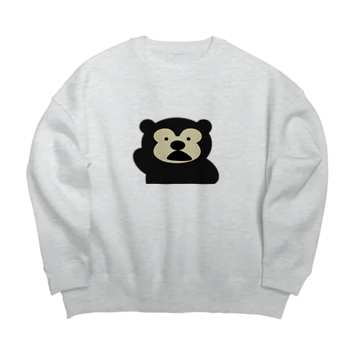 くまのまれ　おてふり Big Crew Neck Sweatshirt