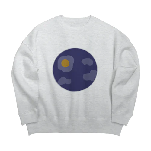 夜空の朝食 Big Crew Neck Sweatshirt