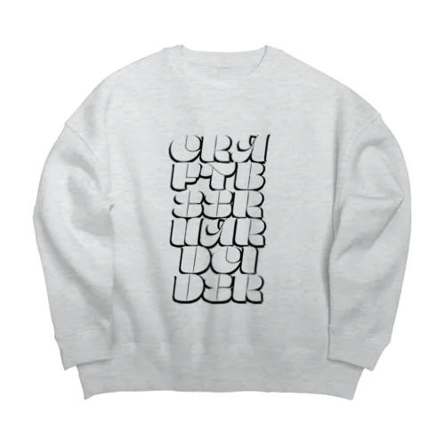 クラフトビールハードサイダー Big Crew Neck Sweatshirt