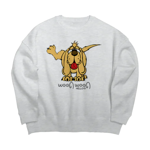 WOOF WOOF Big Crew Neck Sweatshirt