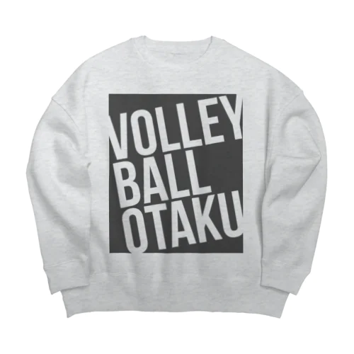 VOLLEY BALL OTAKU(オタク)<濃灰> Big Crew Neck Sweatshirt