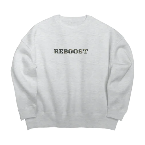 アウトドアな迷彩ロゴ【 REBOOST 】 Big Crew Neck Sweatshirt