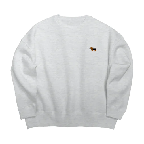 ドット絵ビーグル Big Crew Neck Sweatshirt