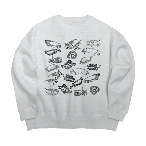 古生代のいきものたち Big Crew Neck Sweatshirt