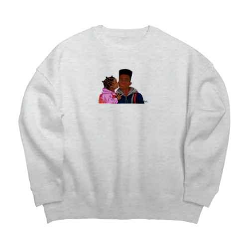 My King Dad Big Crew Neck Sweatshirt