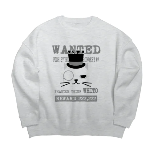 WANTED～怪盗ホワイト編～ Big Crew Neck Sweatshirt