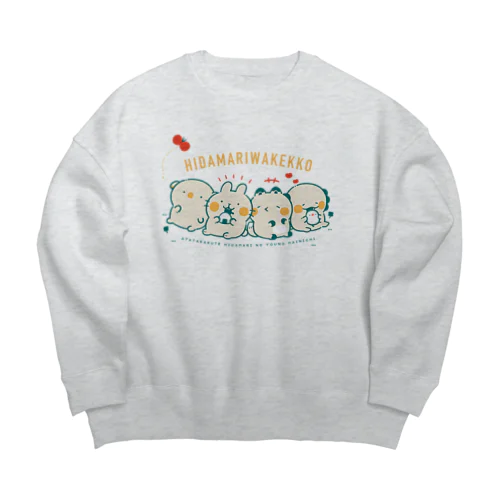 あたたかい毎日（RETRO-1カラー版） Big Crew Neck Sweatshirt