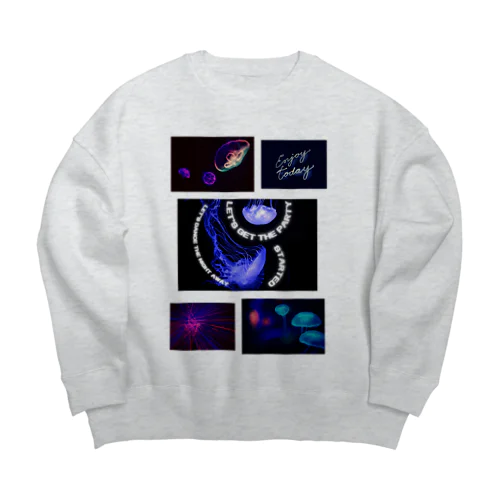 ネオンサイン Big Crew Neck Sweatshirt