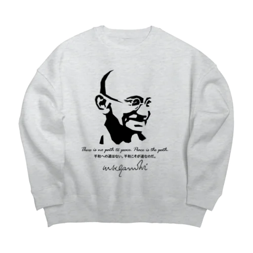 GANDHI ver.2 Big Crew Neck Sweatshirt