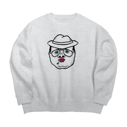 ブルーアイズ女スパイ田中ことこ Big Crew Neck Sweatshirt