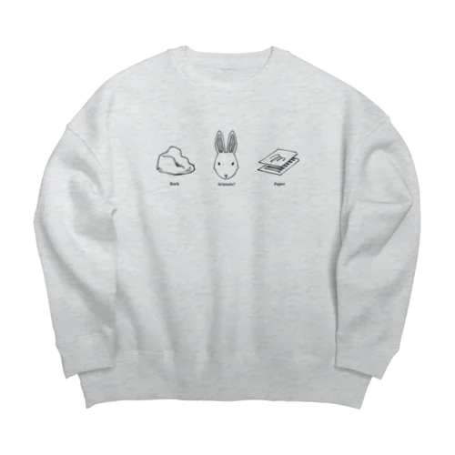 Rock Scissors? Paper Big Crew Neck Sweatshirt