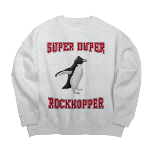 SUPER DUPER ROCKHOPPER Big Crew Neck Sweatshirt