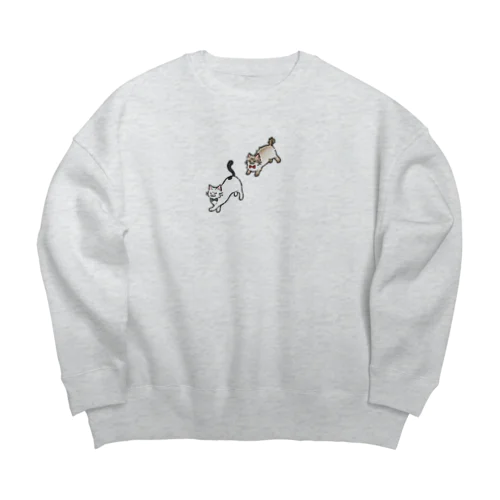 ハルメル 追い掛け Big Crew Neck Sweatshirt