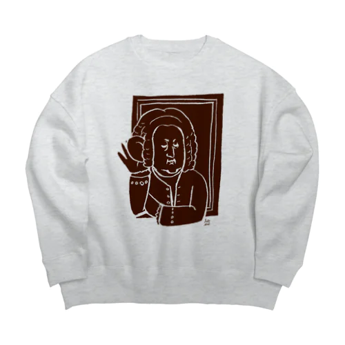 耳がきこえるーバッハ Big Crew Neck Sweatshirt