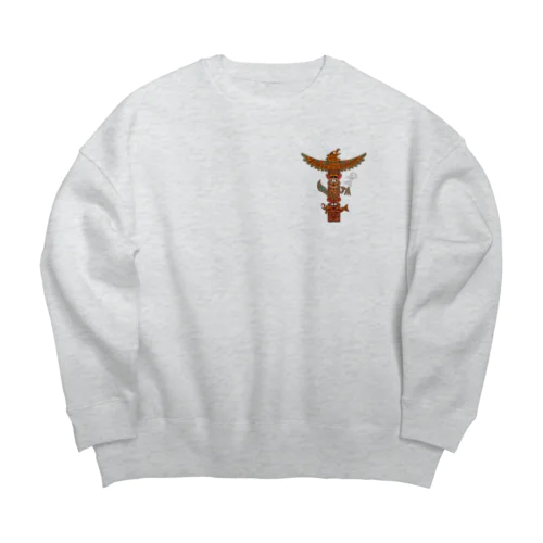 トーテムポール Big Crew Neck Sweatshirt