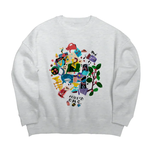 Made Of CMC  Color Big Crew Neck Sweatshirt