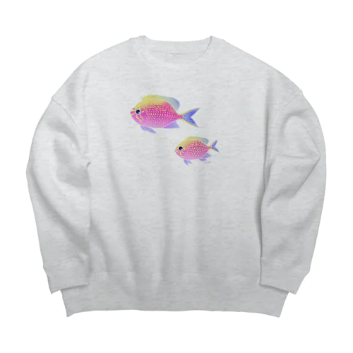 ハナゴンベ Big Crew Neck Sweatshirt