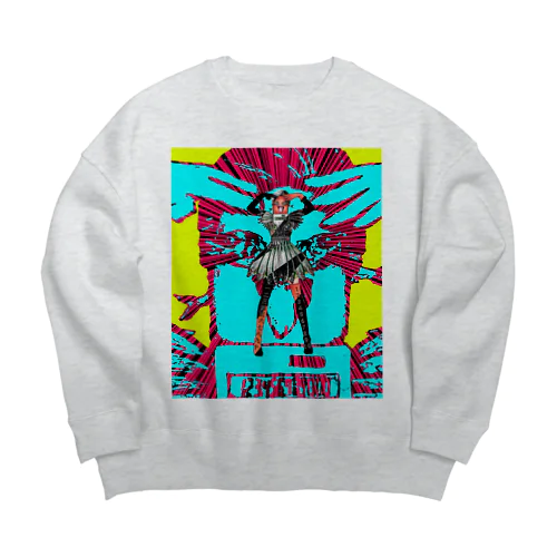 『数の子』ライバル!?明太子登場Ver. Big Crew Neck Sweatshirt