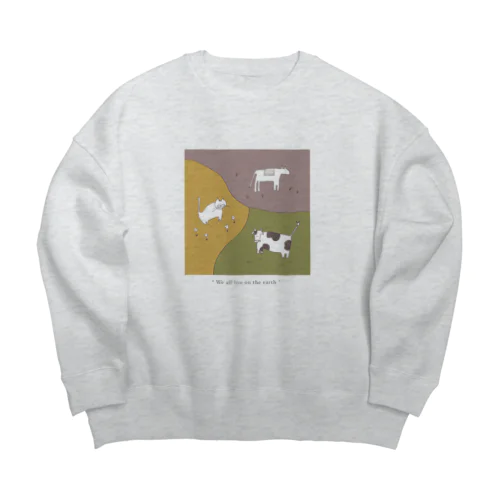 Animals  Big Crew Neck Sweatshirt